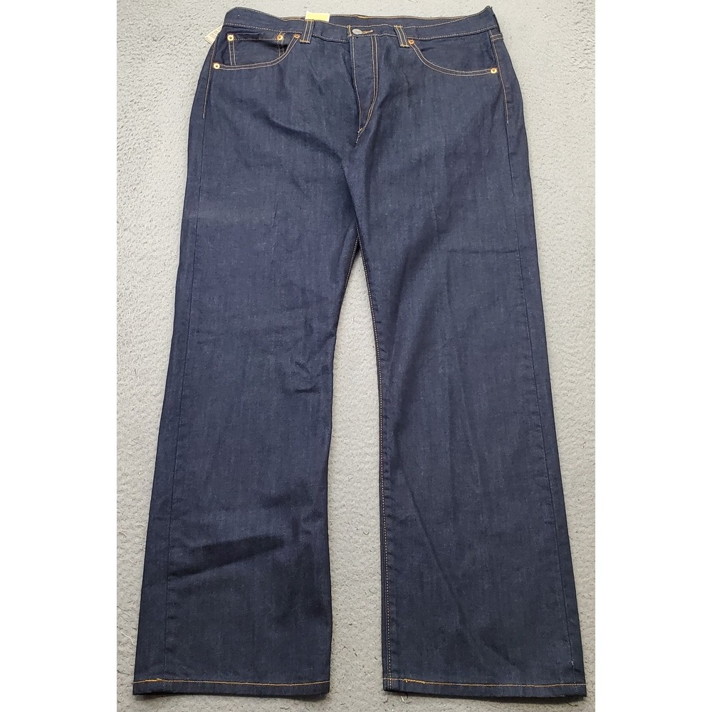 Levi's 501 Original Fit Jeans Mens Size 36x30 Blue Denim Straight Leg Button Fly